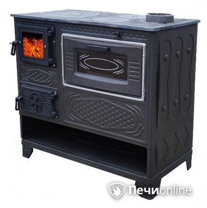 Отопительно-варочная печь МастерПечь ПВ-05С с духовым шкафом, 8.5 кВт в Копейске